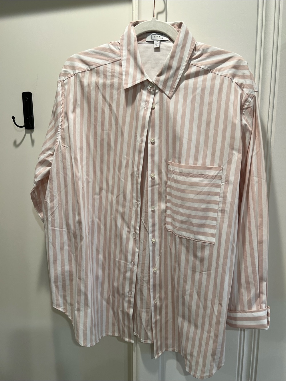 AYR The Deep End Striped Shirt in Shell